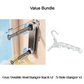 📢📢50% OFF !! ⏰Foldable Telescopic Suction-Cup Hanger Rack