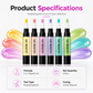 Glitter Cat Eye Nail Polish Pen Set