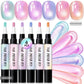 Glitter Cat Eye Nail Polish Pen Set