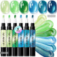 Glitter Cat Eye Nail Polish Pen Set
