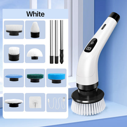📢📢40% OFF !! ⏰8-in-1 Electric Cleaning Brush Set for Home Use