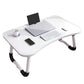 📢📢50% OFF !! ⏰Foldable Laptop Bed Table with Cup Holder