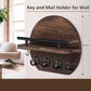 📢📢50% OFF !! ⏰Wall Mount Key Holder with Shelf & Hooks