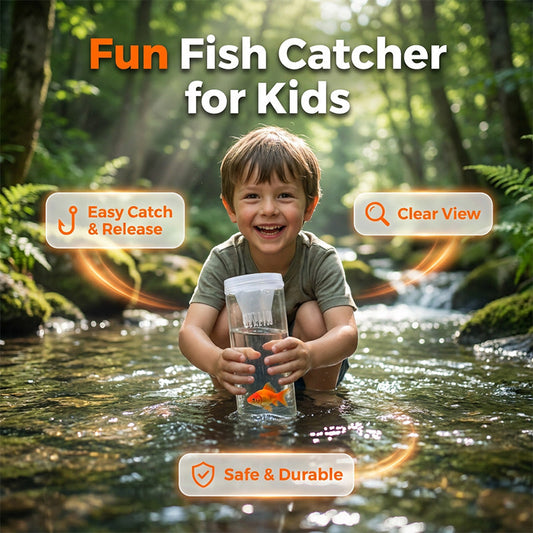 📢📢50% OFF !! ⏰Children Outdoor Adventure Fish Catching Bottle Toy