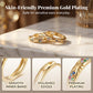 📢📢50% OFF !! ⏰Sparkling Zircon Hollow Hoop Earrings