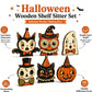📢📢50% OFF !! ⏰Vintage Wooden Halloween Desktop Ornaments