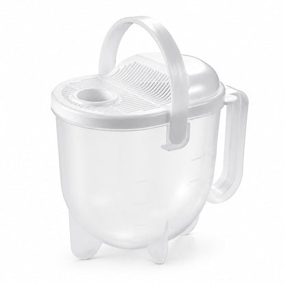 Hands-Free Rice Washer with Strainer