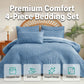 Solid Color Comfortable Bedding 4-Piece Set
