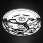 Men's ultra-thin waterproof quartz watch with dual calendar window