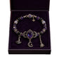 📢📢50% OFF !! ⏰Gothic Purple Rhinestone Halloween Bracelet
