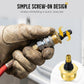 Heavy-Duty Brass Blowout Adapter for RV Plumbing