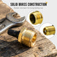 Heavy-Duty Brass Blowout Adapter for RV Plumbing