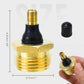 Heavy-Duty Brass Blowout Adapter for RV Plumbing