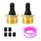 Heavy-Duty Brass Blowout Adapter for RV Plumbing