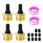 Heavy-Duty Brass Blowout Adapter for RV Plumbing