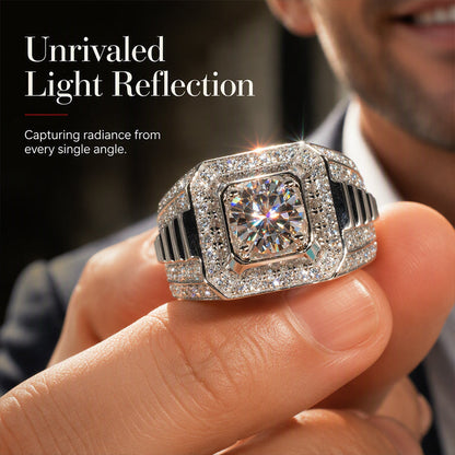 📢📢50% OFF !! ⏰Elegant Sparkly Square Halo Ring