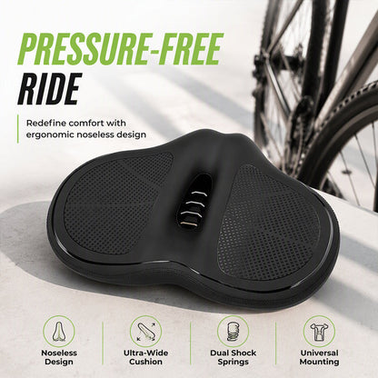 📢📢40% OFF !! ⏰Oversized Noseless Bike Seat Cushion