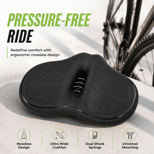 📢📢40% OFF !! ⏰Oversized Noseless Bike Seat Cushion