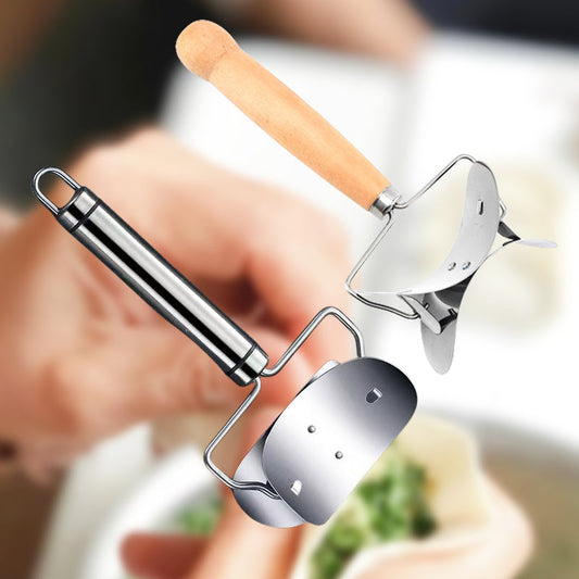 📢📢50% OFF !! & BUY 1 GET 1 FREE⏰ Stainless Steel Dumpling Wrapper Cutter – Sharp Blade, Multi‑Pastry Use ✨
