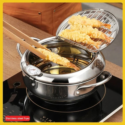 📢📢40% OFF !! ⏰Stainless Steel Deep Fryer, Free Shipping Worldwide