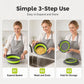 📢📢40% OFF !! ⏰3-Piece Collapsible Colander Set with Draining Base