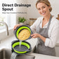 📢📢40% OFF !! ⏰3-Piece Collapsible Colander Set with Draining Base