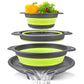 📢📢40% OFF !! ⏰3-Piece Collapsible Colander Set with Draining Base