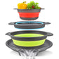 📢📢40% OFF !! ⏰3-Piece Collapsible Colander Set with Draining Base