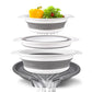 📢📢40% OFF !! ⏰3-Piece Collapsible Colander Set with Draining Base
