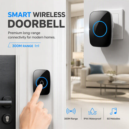 📢📢50% OFF !! ⏰Long Range Smart Wireless Doorbell