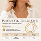 📢📢50% OFF !! ⏰Women's Elegant Gold Plated Flat Chain Necklace