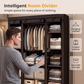 📢📢40% OFF !! ⏰Easy-to-assemble non-woven fabric wardrobe