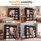 📢📢40% OFF !! ⏰Easy-to-assemble non-woven fabric wardrobe