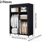 📢📢40% OFF !! ⏰Easy-to-assemble non-woven fabric wardrobe