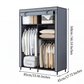 📢📢40% OFF !! ⏰Easy-to-assemble non-woven fabric wardrobe