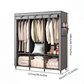 📢📢40% OFF !! ⏰Easy-to-assemble non-woven fabric wardrobe