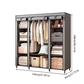 📢📢40% OFF !! ⏰Easy-to-assemble non-woven fabric wardrobe