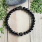 📢📢50% OFF !! ⏰Elegance Black Obsidian Beaded Bracelet