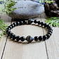 📢📢50% OFF !! ⏰Elegance Black Obsidian Beaded Bracelet