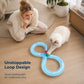 Interactive Figure-8 Cat Track Toy with Rolling Balls