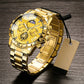 📢📢50% OFF !! ⏰Men's Luminous Waterproof Flywheel Quartz Watch