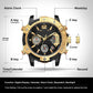 📢📢40% OFF !! ⏰Multifunctional Dual Display 3ATM Waterproof Men's Quartz Sports Watch