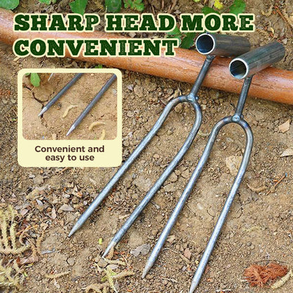 📢📢50% OFF !! ⏰Compact 2-Tooth Garden Weed Puller Tool