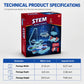 📢📢50% OFF !! ⏰12-in-1 Magnet Science Experiment Kit Educational Toy for Kids