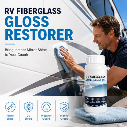 📢📢50% OFF !! ⏰RV Fiberglass Gloss Oil Shine Restorer