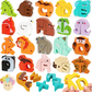 📢📢50% OFF !! ⏰26-Piece Wooden Letter & Animal Matching Toy