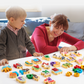 📢📢50% OFF !! ⏰26-Piece Wooden Letter & Animal Matching Toy