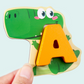 📢📢50% OFF !! ⏰26-Piece Wooden Letter & Animal Matching Toy