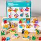 📢📢50% OFF !! ⏰26-Piece Wooden Letter & Animal Matching Toy