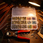 9.5mm Brass Prong Snap Buttons Set with Fastener Pliers